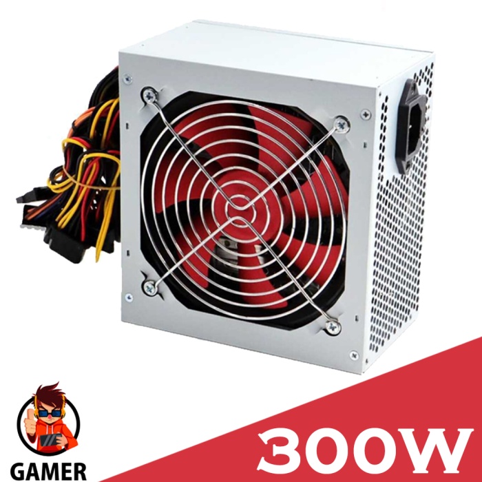 Platoon PL-9257 300W Gaming PC Power Supply 12cm Geniş Fan Güç Kaynağı