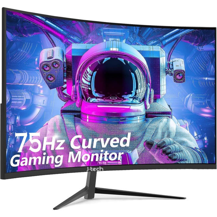 Dark 24 inch Curved 75Hz 5ms Vga Hdmi 1920x1080 FullHD Gamer Oyuncu Monitör