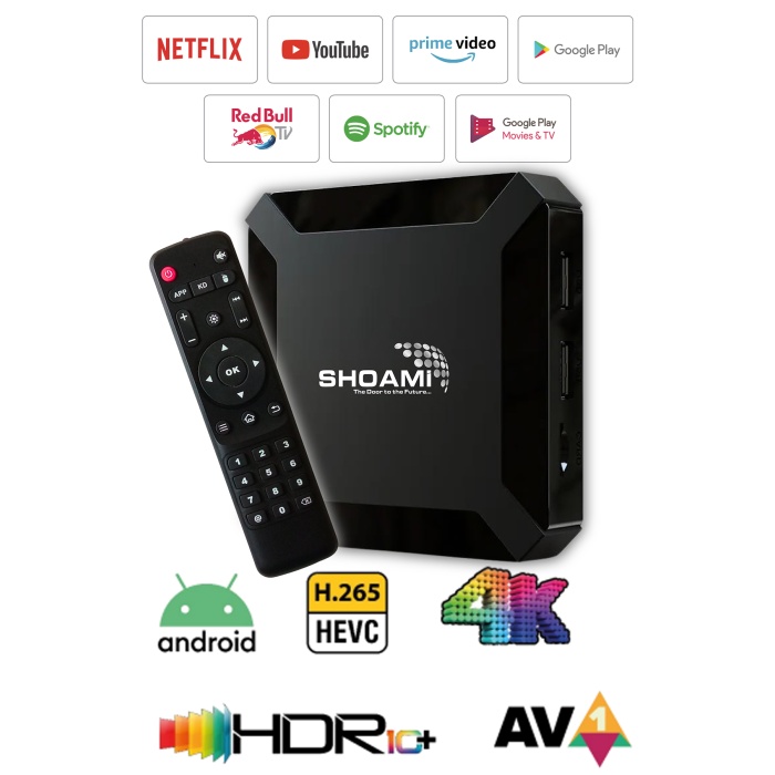 Shoami SH-SB2 2GB/16GB Mediabox Ultra HD Android TV Box MyBox Netflix Youtube