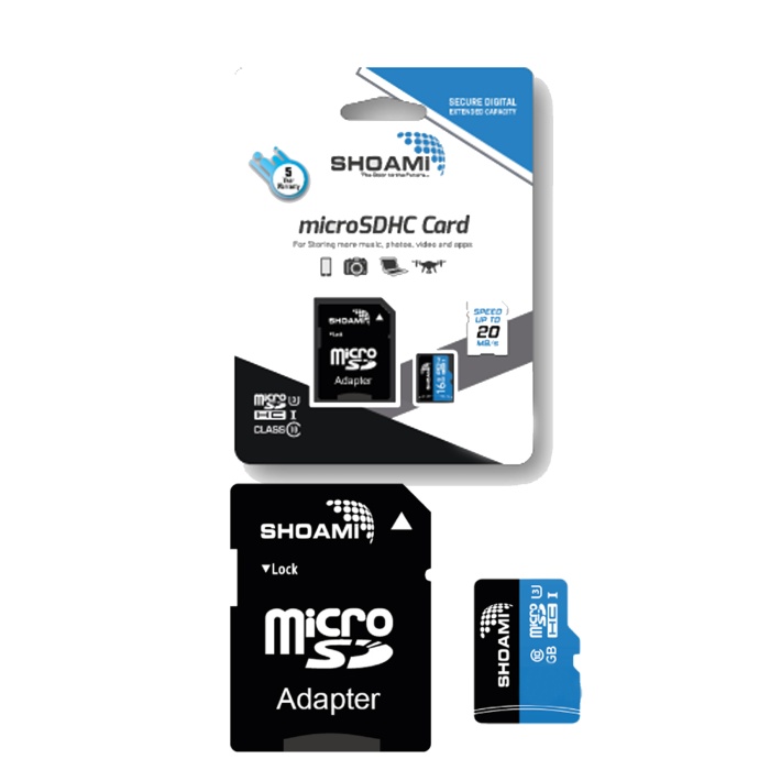 Shoami SH-M8 8GB microSDHC Card High Speed Class 6 4K UltraHD SPEED UP TO 20MB/s (Max) Hafıza Kartı