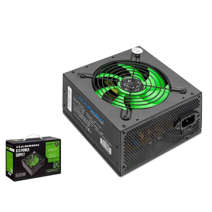 Hadron HD412 500W Gaming PC Power Supply 12cm Geniş Fan Güç Kaynağı