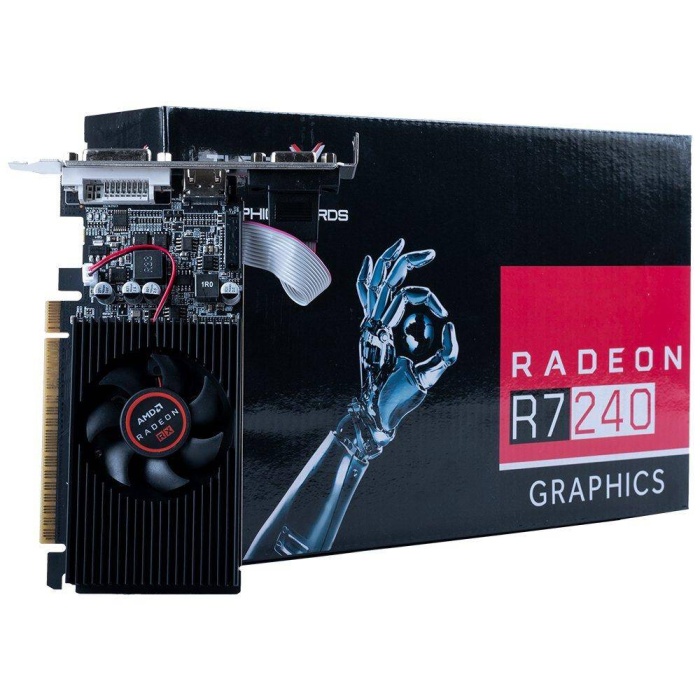 Turbox AMD Radeon R7 240 4GB 128Bit GDDR3 HDMI DVI DX12 Ekran Kartı