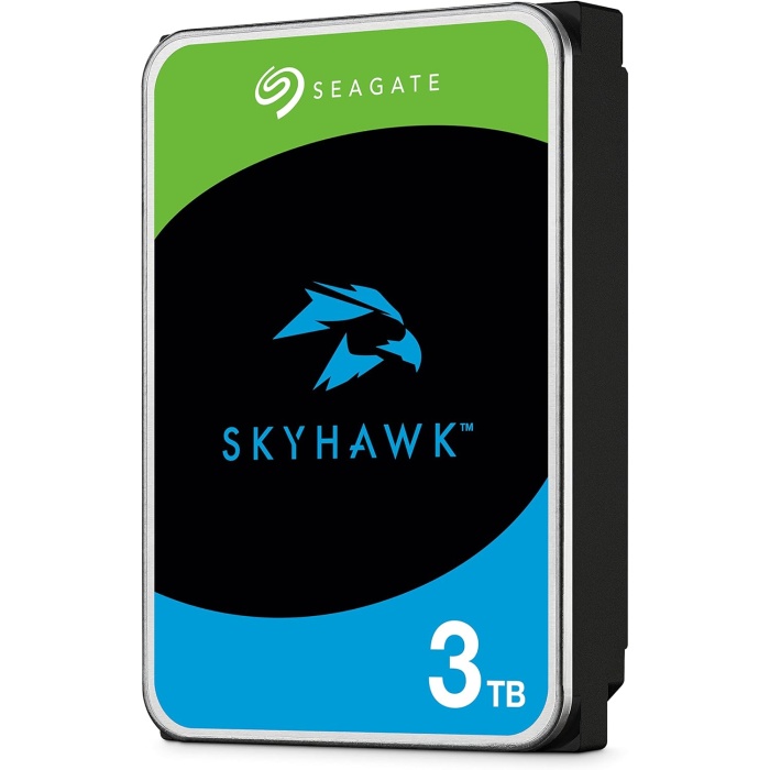 3TB 7/24 SEAGATE SKYHAWK ST3000VX010 5900RPM 3.5 SATA 3 6Gbit/s 256MB Güvenlik Kamerası Diski