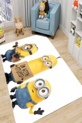 Minions Minyonlar Desenli Oyuncu Genç Odası Halısı