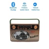 EÇB 503B Dekoratif Eskitme Nostalji Uzaktan Kumandalı Radyo Usb/Aux/Hafıza Kartı/Bluetooth/Şarjl