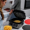 EÇB Renkli Isıya Dayanıklı Yıkanılabilir Silikon Fırın Ve Airfryer Yuvarlak Pişirme Matı 23 Cm