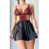 Arias Closet Tül Mini Fantezi Babydoll Takım