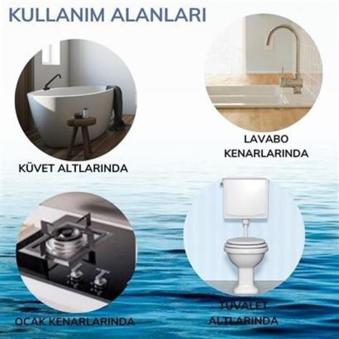 EÇB Su Sızdırmaz  Banyo Mutfak Lavabo Küvet İzolasyon Şerit Bant