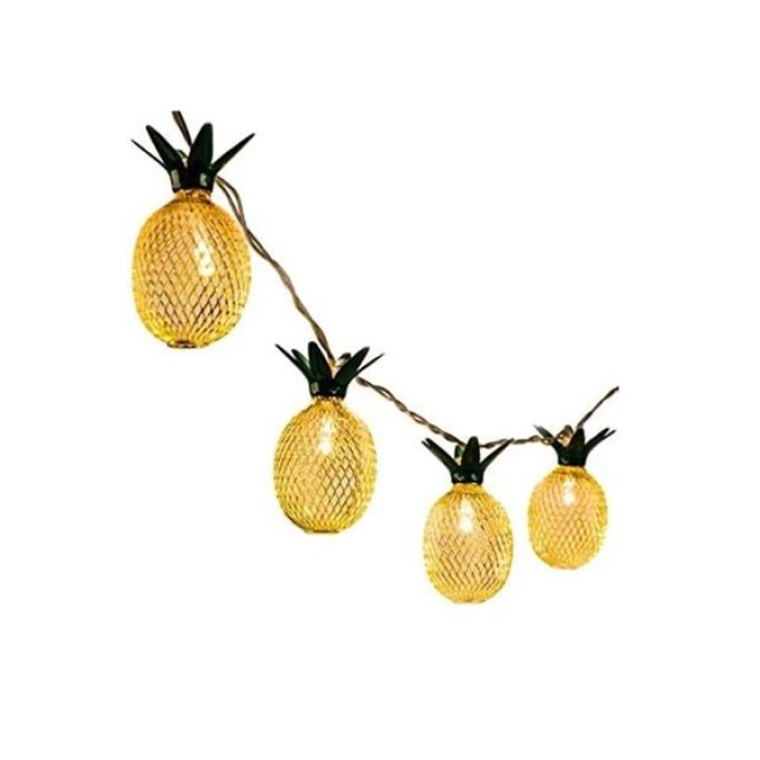 EÇB Dekoratif Pilli Pineapple Ananas Pilli Şerit Led Işık (1 Metre)