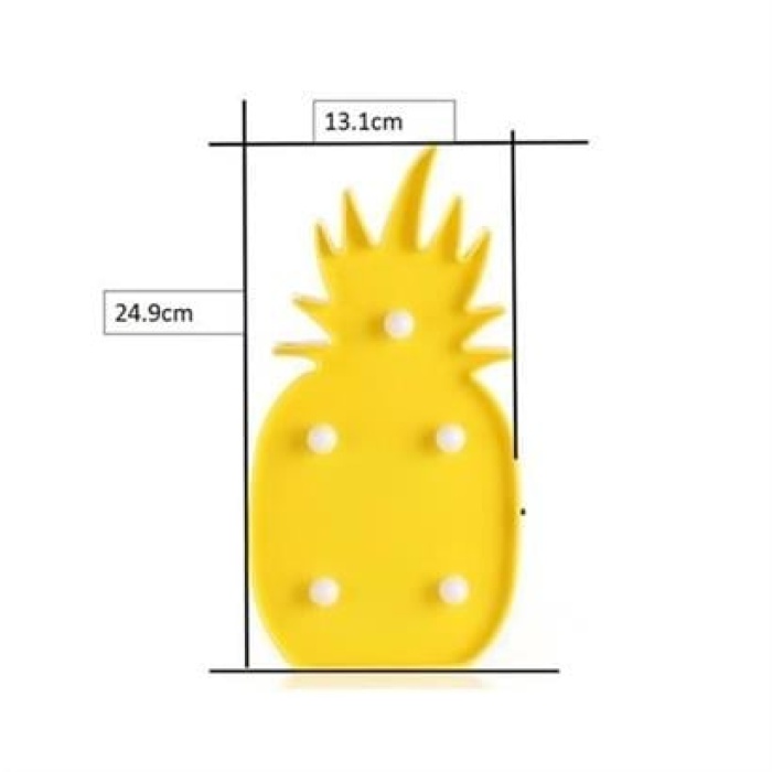 EÇB Ananas Şeklinde Ledli Dekoratif Eğlenceli Çocuk Gece Lambası