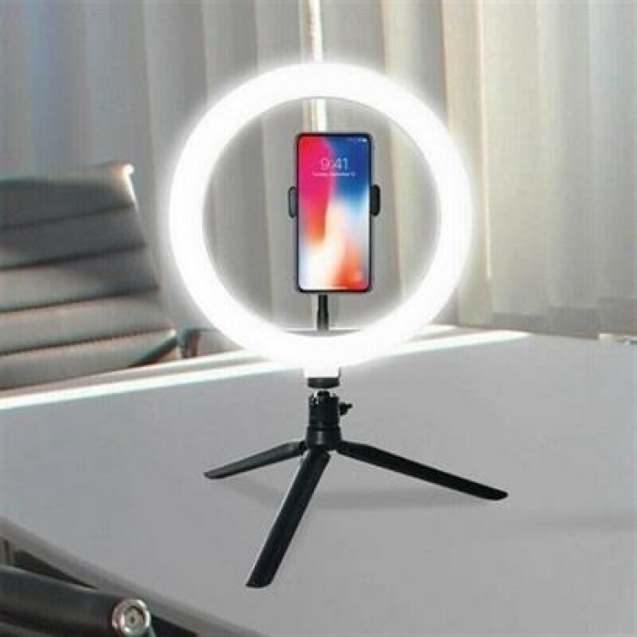 EÇB 10inç 26cm Youtube Instagram Tiktok Selfie  Stüdyo Video Fotoğraf Ring Light  Tripod Led Hal