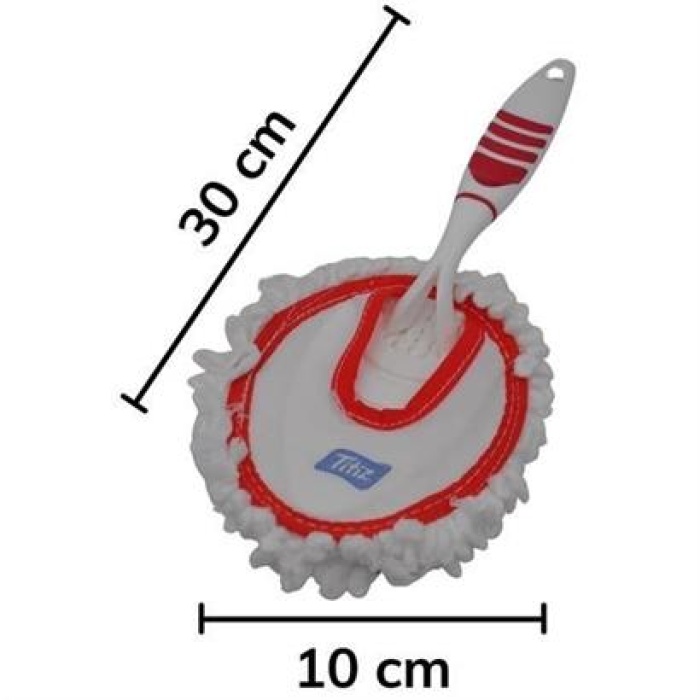 EÇB Mikrofiber Duster Toz Leke Kir Alıcı Temizleyici Tutacaklı Temizlik Bezi Aparatı Malzemesi