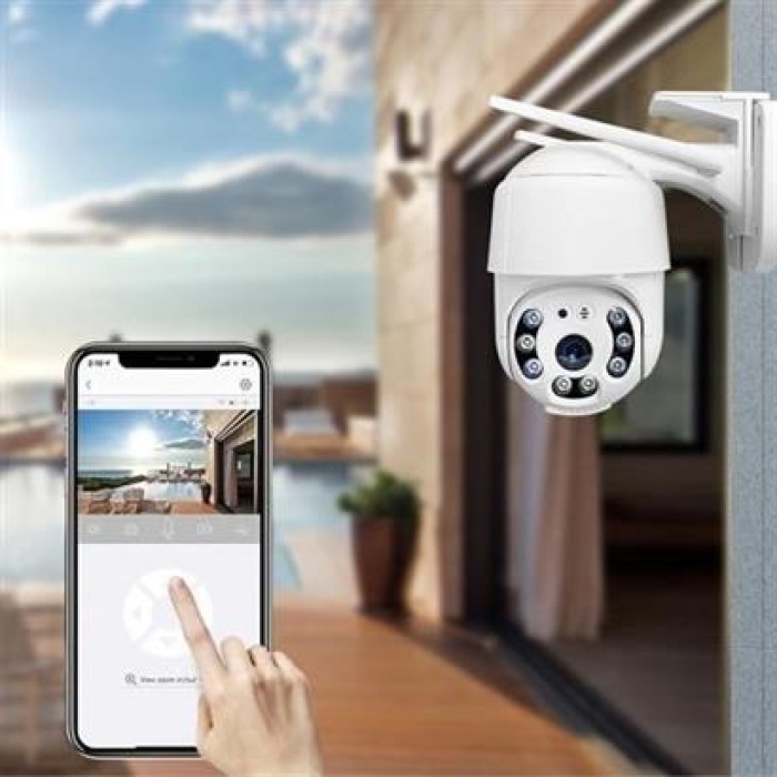 EÇB 20 MP HD Lens İç Dış Mekan Suya Danıklı IP Wifi Network Güvenlik Kamerası Wifi Kamera