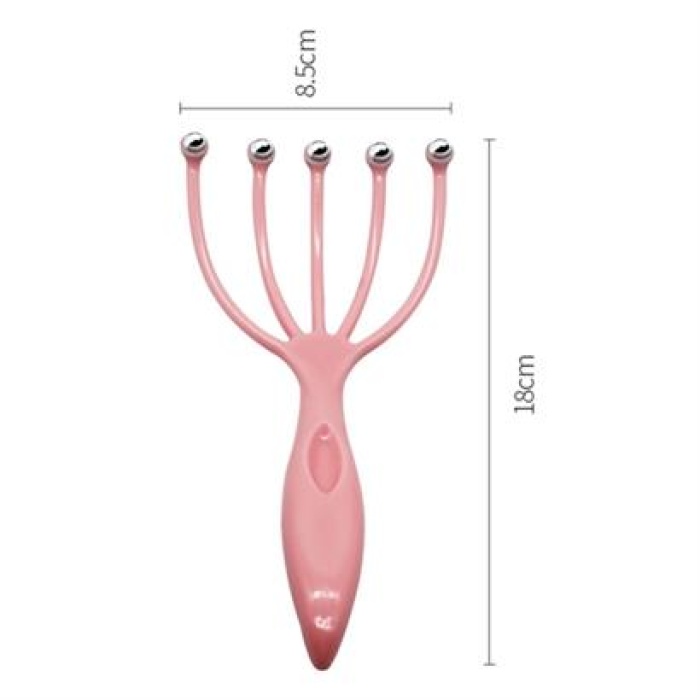 EÇB Çok Fonksiyonlu 5 Uçlu Bilyeli Baş Boyun Bacak Kol Masaj Alet Rahatlatıcı Kafa Masaj Aparatı