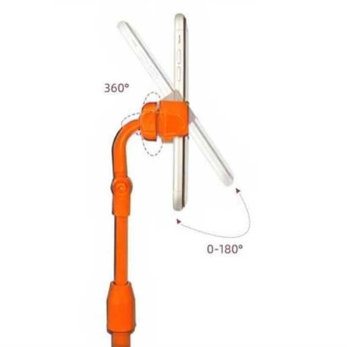 EÇB Masa Üstü Tablet ve Telefon Tutucu Plastik Aparat Turuncu Telefon Standı
