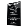 7 Rules of Life Hayatın 7 Kuralı   Dayanıklı Cam