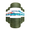 5 Adet Polyester Makrome İpi 2860 Haki Yeşil 100 gr