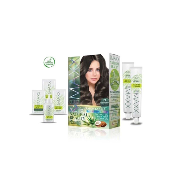 Natural Beauty Amonyaksız Saç Boyası 7.1 Küllü Kumral