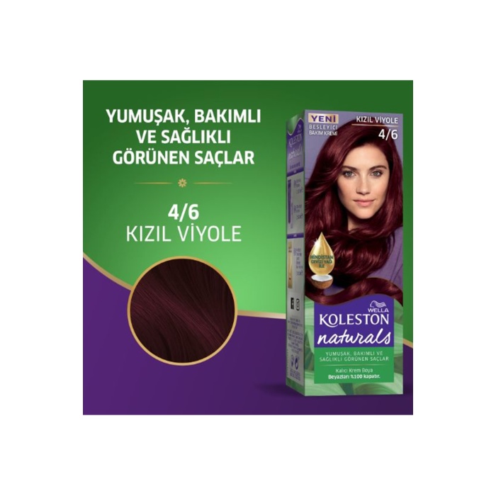 Naturals Saç Boyası Kızıl Viyole 4/6