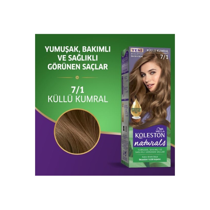 Naturals Saç Boyası Küllü Kumral 7/1