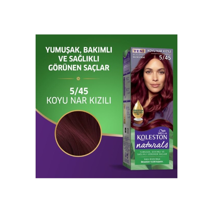 Naturals Saç Boyası Koyu Nar Kızılı 5/45