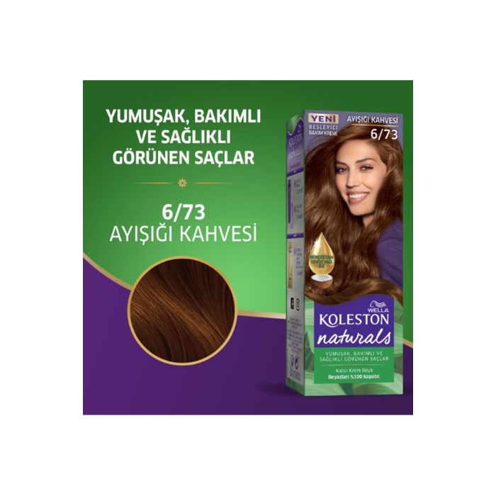 Naturals Saç Boyası Ayışığı Kahvesi 6/73 2x Paket