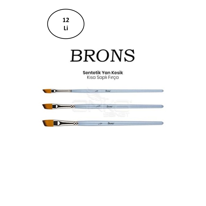 Brons Tavşan Ayağı Fırça 13 Mm (Br-2092) 12li