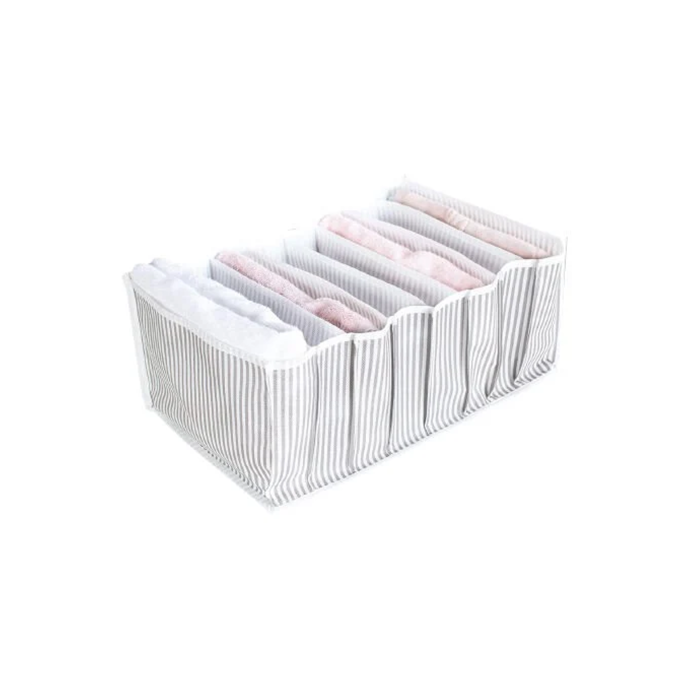 Çizgili Akordiyon Organizer L Boy 24x37x18 Cm Royaleks-EV354