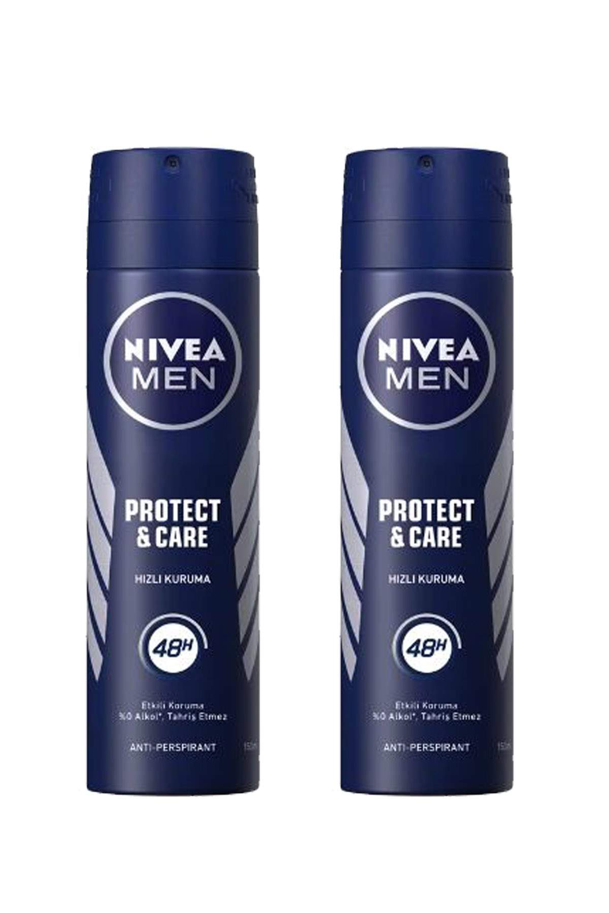 2 Adet Men Protect&Care Erkek Sprey Deodorant 150 ML