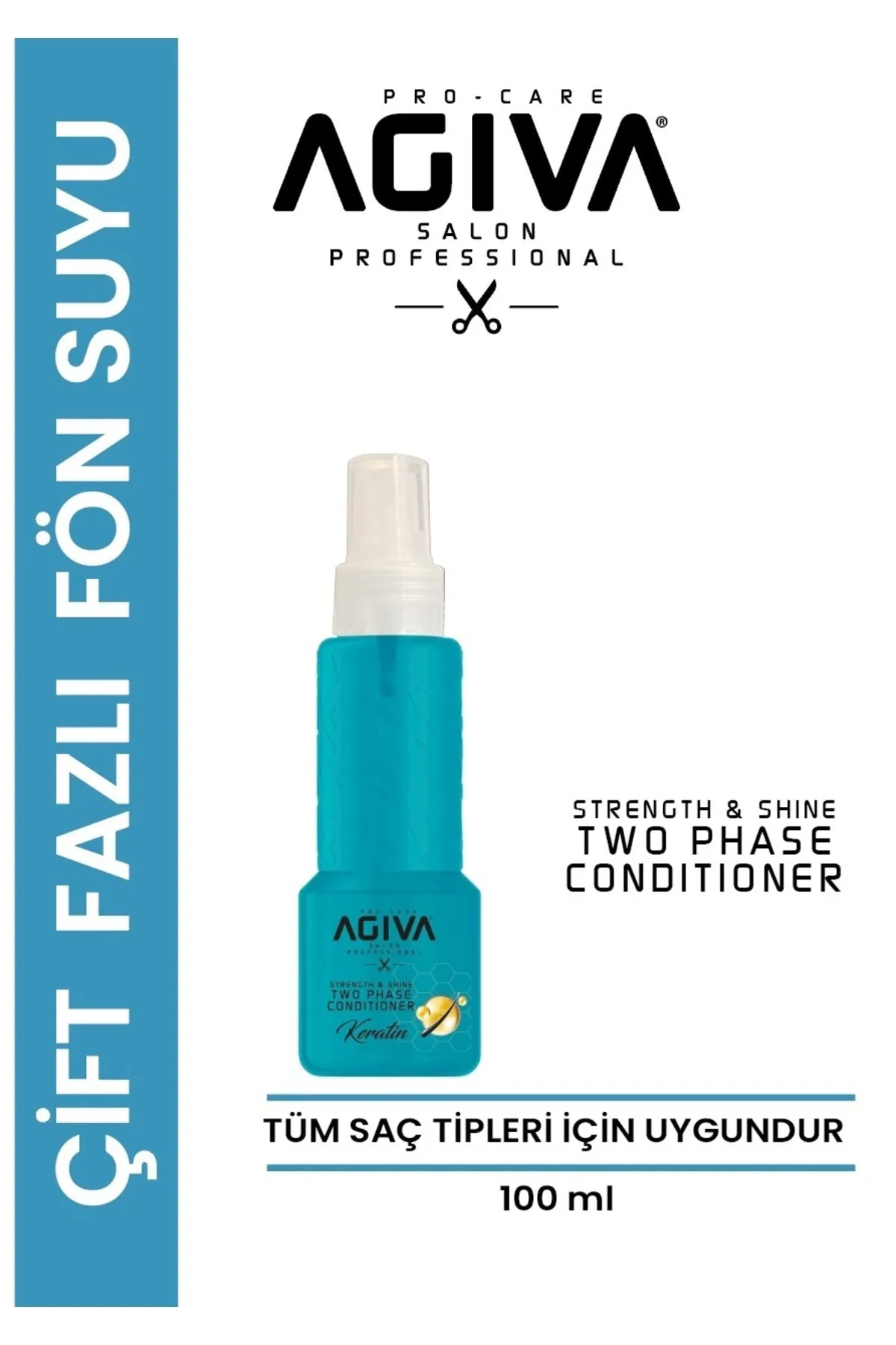 Agiva Çift Fazlı Fön Suyu 100 ml Keratin