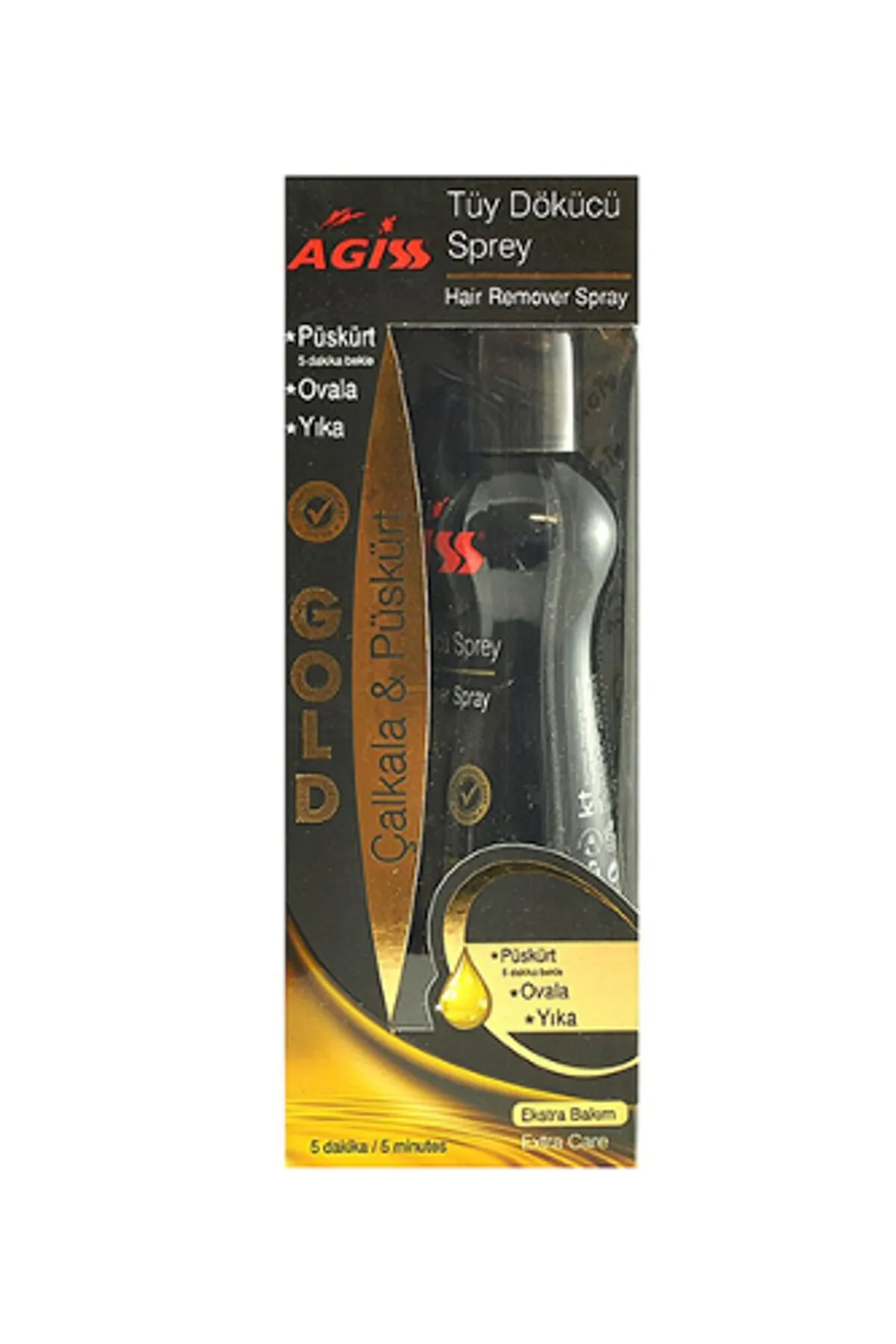 AGISS Tüy Dökücü Sprey Gold 175ml