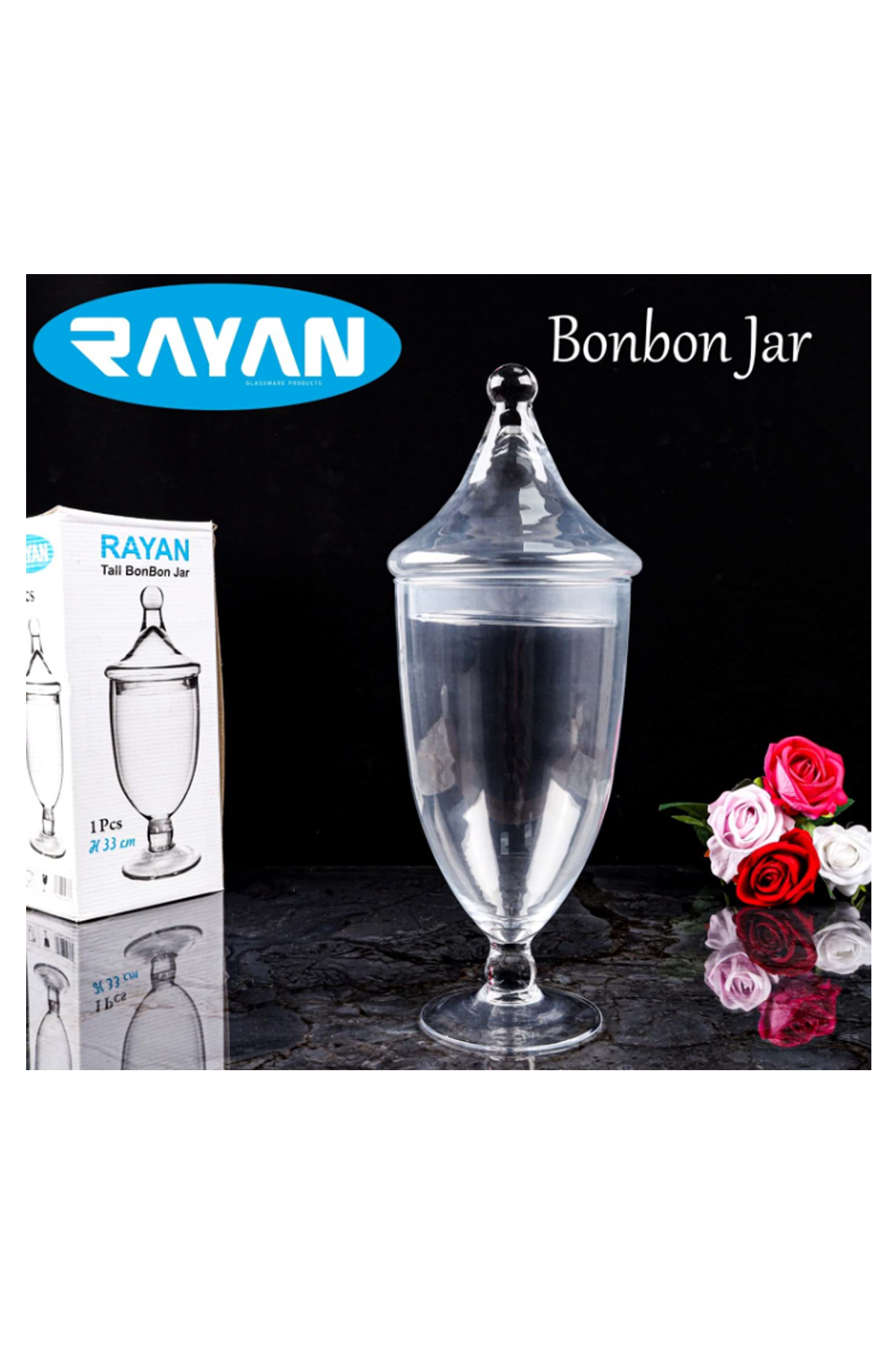 Rayan Drajelik Bonbon Jar Tall H33