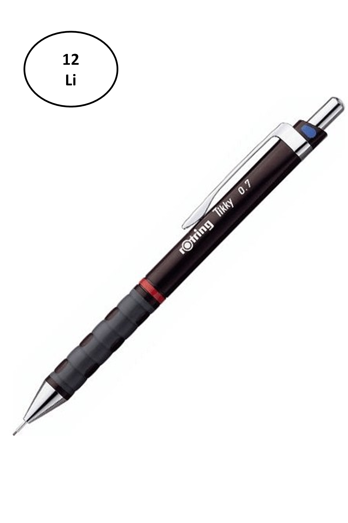 Rotring Tikky II Versatil Bordo 0.7 MM 12'li