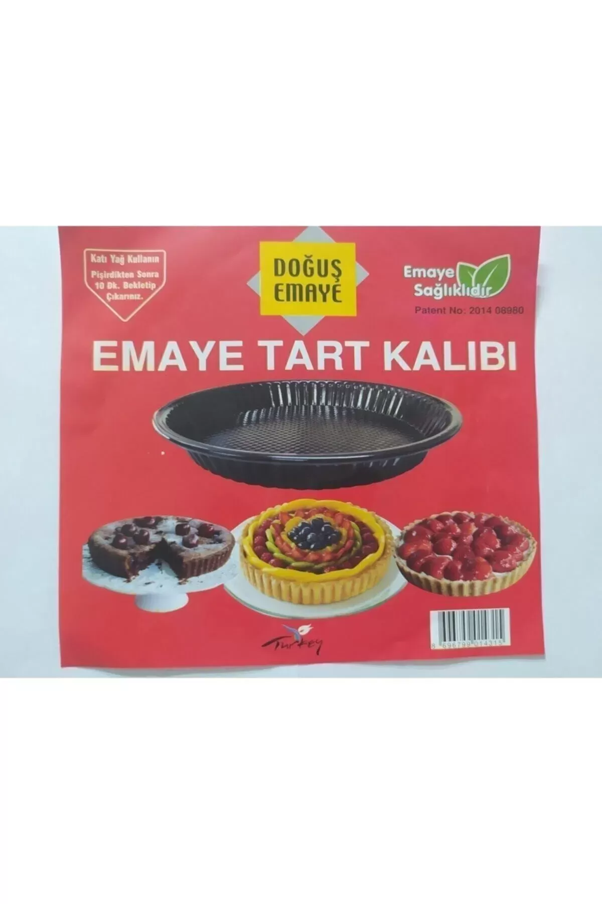 Emaye Tart Turta Kalıbı Royaleks-GVN018