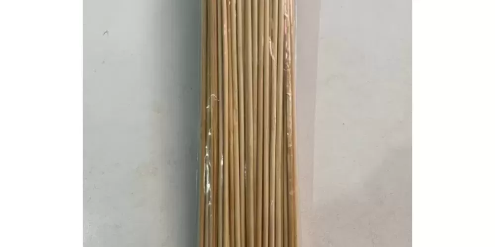 Bambu Kalın Ahşap Çöp Şiş Çubuğu 35 Cm - 40 Adet