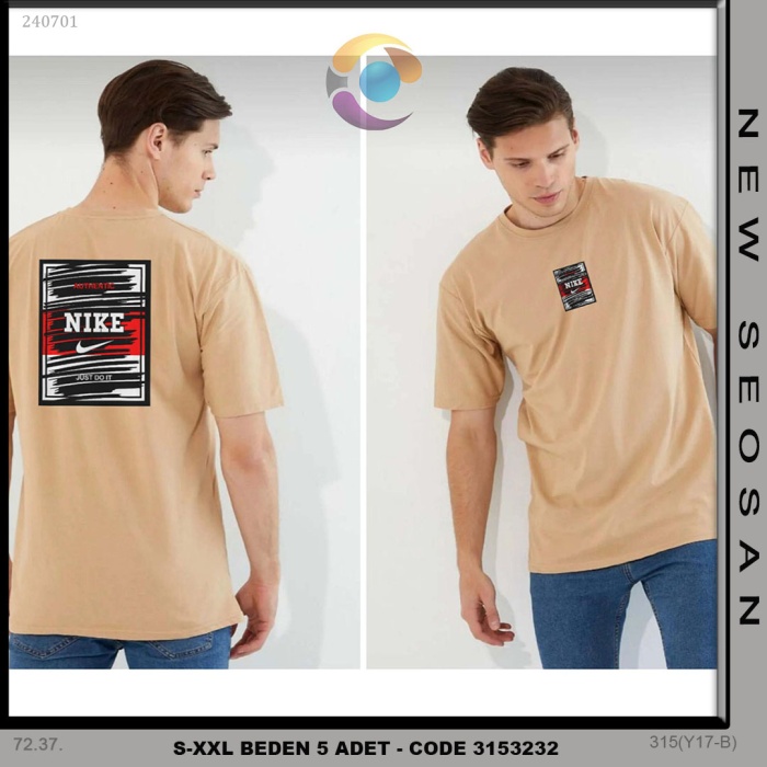 T-SHIRT ERKEK S-XXL BEDEN 5 ADET