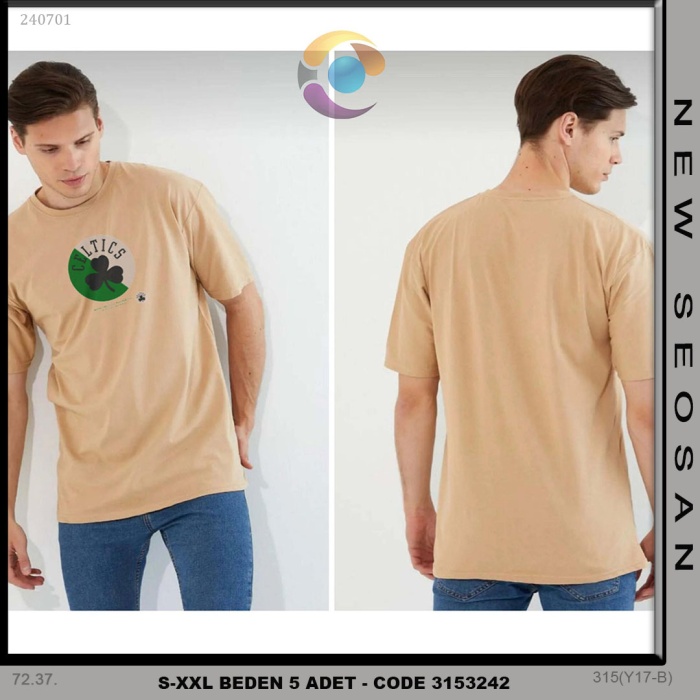 T-SHIRT ERKEK S-XXL BEDEN 5 ADET