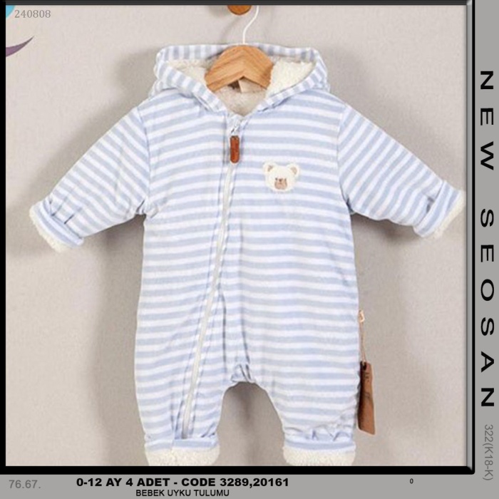 BEBEK UYKU TULUMU UNISEX 0-12 AY 4 ADET