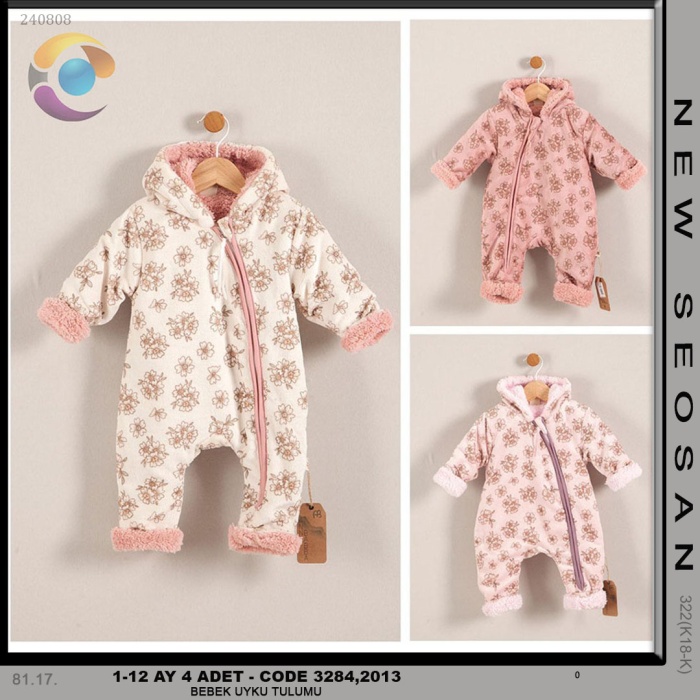 BEBEK UYKU TULUMU UNISEX 1-12 AY 4 ADET