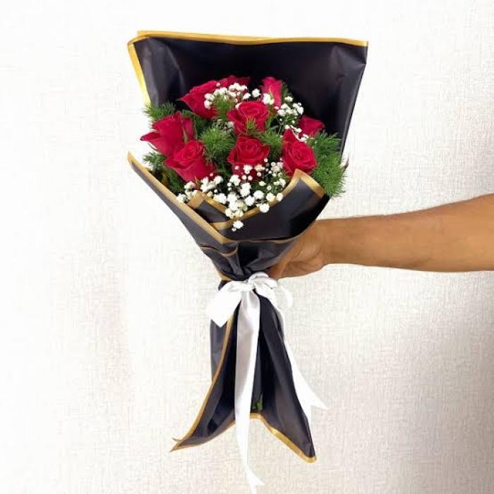 KIRMIZI GÜL BUKETİ 8Lİ