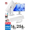 J-TECH 41T i3 4130 3.40GHz 16GB RAM 256GB SSD WiFi Klavye Mouse 24 inç Pivot FHD All in One PC