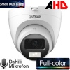 Dahua Dome AHD Kamera 1080P Smart Dual Led Full Color Mikrofonlu Sesli HDCVI HAC-T1A21P-U-IL-A 2MP