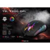 Xtrike Me GM-215BK 704F 7D RGB Gaming Mouse 7200 DPI Ayarlanabilir RGB ışıklı/DPI