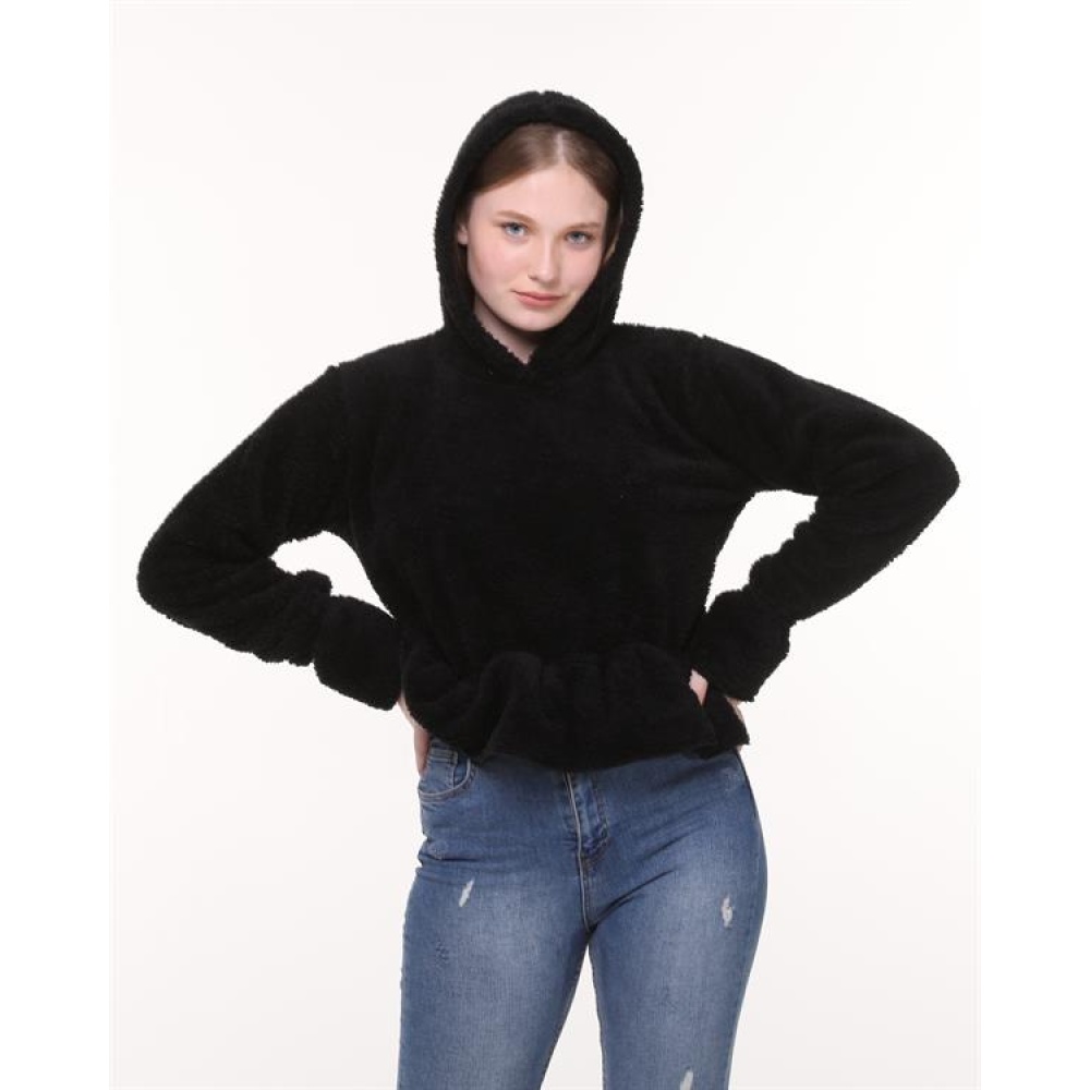 FIRFIR DETAYLI SWEATSHIRT