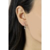 14 Mm Gümüş Halka Küpe