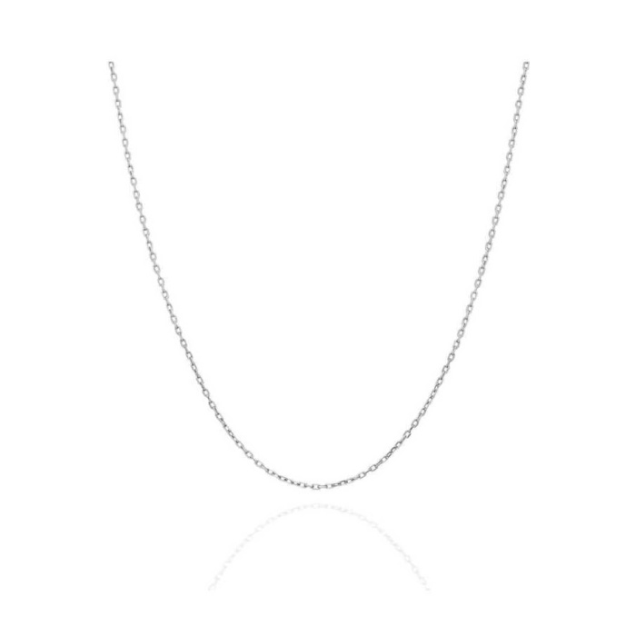 Kadın 925 Gümüş Hayalet Kolye Zinciri (45 Cm)