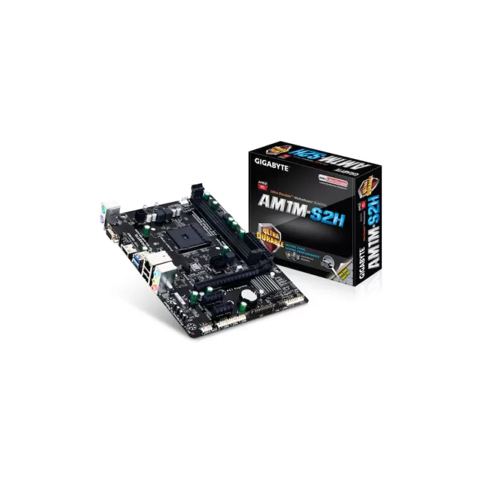 Gigabyte GA-AM1M-S2H AMD 1600 MHz DDR3 Soket AM1 mATX Anakart