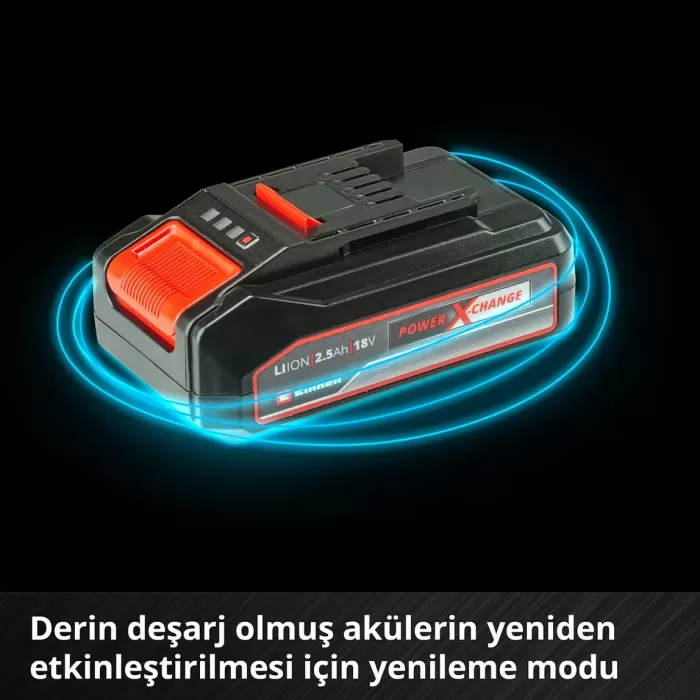 Einhell Power X-Change 18V 2,5 Ah Li-ion Akü 3A Şarj Cihazı