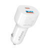 onopo 3.4A Type-C (PD) ve USB Girişli Led Işıklı Turbo Hızlı Araç Şarjı 40W - A7