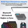 Mix Elite Plus - PUBG denetleyicisi için Gamepad mobil oyun klavye Mouse dönüştürücü Bluetooth IOS Android oyun adaptörü